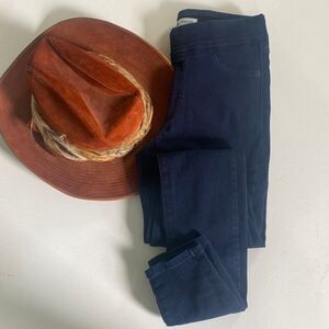 Old Navy Dark Wash Navy Mid Rise Jeggings